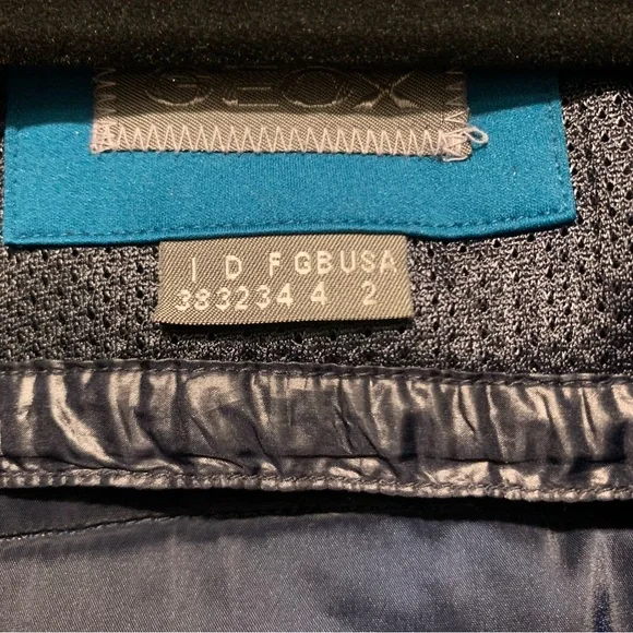 GEOX Respira Women's Teal Jacket - Size 2 - Picture 6 of 7